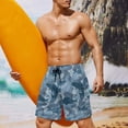 thumbnail image 5 of Binienty Men's Board Shorts Swim Trunks With Fish Camo Design - Quick Dry for Beach Swimming and Summer Vacation, 5 of 7