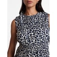 thumbnail image 5 of Time and Tru Women's Smocked Sleeveless Mini Dress, Sizes XS-XXXL, 5 of 6