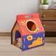 thumbnail image 5 of Casa cueva de fieltro para gatos, para uso en interiores, resistente a arañazos, con asa, espaciosa. Estilo A, 5 of 9
