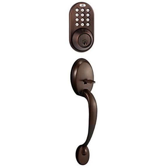 MiLocks BDF-02OB Electronic Touchpad Entry Keyless Deadbolt Handleset Combo