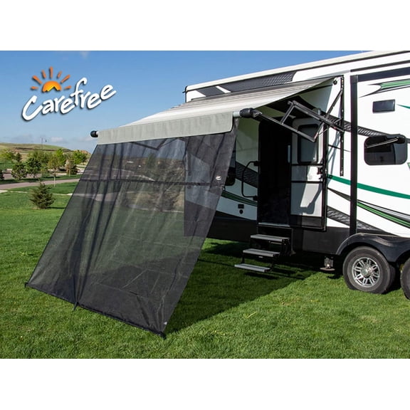 MOWENTA 701509ACD Black 15 x 9 Drop RV Awning EZ ZipBlocker