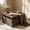 Coffee, variant on MOONMISS Square Storage Ottoman with Nailhead Trim , Upholstered Coffee Table for Bedroom Storage, Living Room Accent,Camel