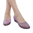 thumbnail image 2 of Daolelai Women's Wedge Jelly Sandals, 2 of 5