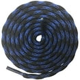 thumbnail image 2 of DELELE 2 Paires Lacets Ronds Antidérapants pour Escalade en Plein Air Bleu&Noir Lacets de Randonnée Hommes Femmes-55.12 Pouces, 2 of 10