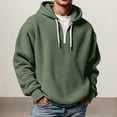thumbnail image 2 of Bainana Half Zip Hoodies For Mens Long Sleeve Breathable Hoody Solid Color Hooded Tops Everyday Wear Fall Outfit Size L, 2 of 4
