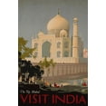 thumbnail image 2 of Art.com Visit India, the Taj Mahal, circa 1930 Giclee Print, 16" x 24", 2 of 4
