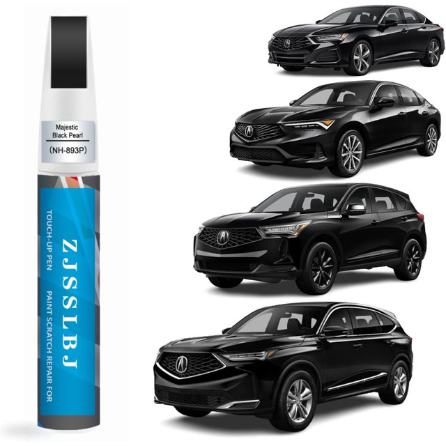Pintura de Retoque para Autos (Perla Negra Majestuosa (NH-893P)) para Acura, Kit de Reparación de Rayones de Pintura para Autos, Solución Rápida y Fácil de Reparar, Bolígrafo Removedor de Rayones 2 e