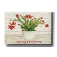 thumbnail image 1 of Epic Graffiti 'Christmas Cactus - Merry Christmas' by Cindy Jacobs, Canvas Wall Art, 26"x18", 1 of 8