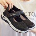 thumbnail image 6 of CHICVOMEY Comfortable Women's Sneakers Lightweight Hook‑and‑Loop Mary Jane Shoes Breathable Mesh Walking Shoes Ideal for Daily Wear & Walking, 6 of 8