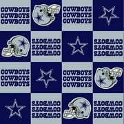 NFL Dallas Cowboys Fleece 10" x 6" Fabric, 1 Each