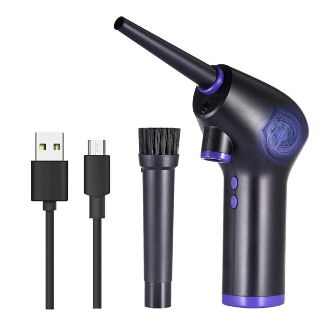 Plumero de aire inalámbrico, soplador de polvo recargable de mano, recolector de polvo inalámbrico para computadoras, equipos electrónicos