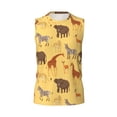 thumbnail image 6 of Lsque Cute Animals Print Men's Cotton Blend Sleeveless Muscle Shirts (S-3XL)- Moisture Wicking, Odor Protection, UPF 30+,XX-Large, 6 of 8