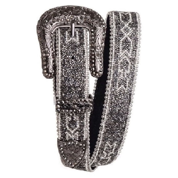 Nomad Creek Mesh Stone Leather Belt