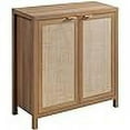 thumbnail image 2 of Trilenars Chipboard Rattan Side Cabinet with Doors,Sideboard Buffet Cabinet,Accent Cabinet for Living room,Kitchen Coffee Bar Cabinets, Cabinets, for Dining Room, Hallway, Kitchen, Living Room, 2 of 2