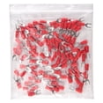 thumbnail image 1 of 100 piezas de terminal de cable preaislado de horquilla de 4 mm AWG 22-16, 1 of 4