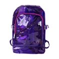 thumbnail image 3 of Mochila de PVC, bolsa de almacenamiento, gran capacidad, regalo práctico, mochila escolar portátil, mochila para acampar, trabajar, senderismo al aire Púrpura, 3 of 8