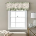 thumbnail image 3 of Hummingbird Kitchen Curtain Valances for Windows Farmhouse Short Curtains, Sage Green Botanical Leaf Vintage Botanical Rod Pocket Valance Curtain for Bedroom Cafe Living Room 42"x18", 3 of 8