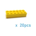 thumbnail image 3 of 20pcs Thick 2x6 DIY Building Blocks Figures Bricks Dots Educational Creative Size Compatible With 2456 Plastic Toys for Children Light Blue 20pcs, 3 of 6