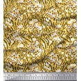 thumbnail image 1 of Soimoi Green Rayon Fabric Leopard & Wild Animal Skin Fabric Prints by Yard 56 Inch Wide, 1 of 3