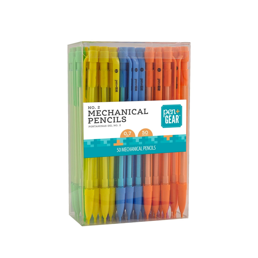 Pen + Gear 2 Mechanical Pencils, Medium Point, 0.7 mm, 50 Pack