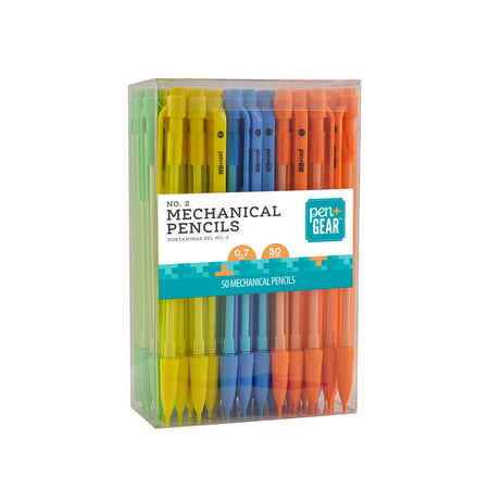 Pen + Gear #2 Mechanical Pencils, Medium Point, 0.7 mm, 50 Pack