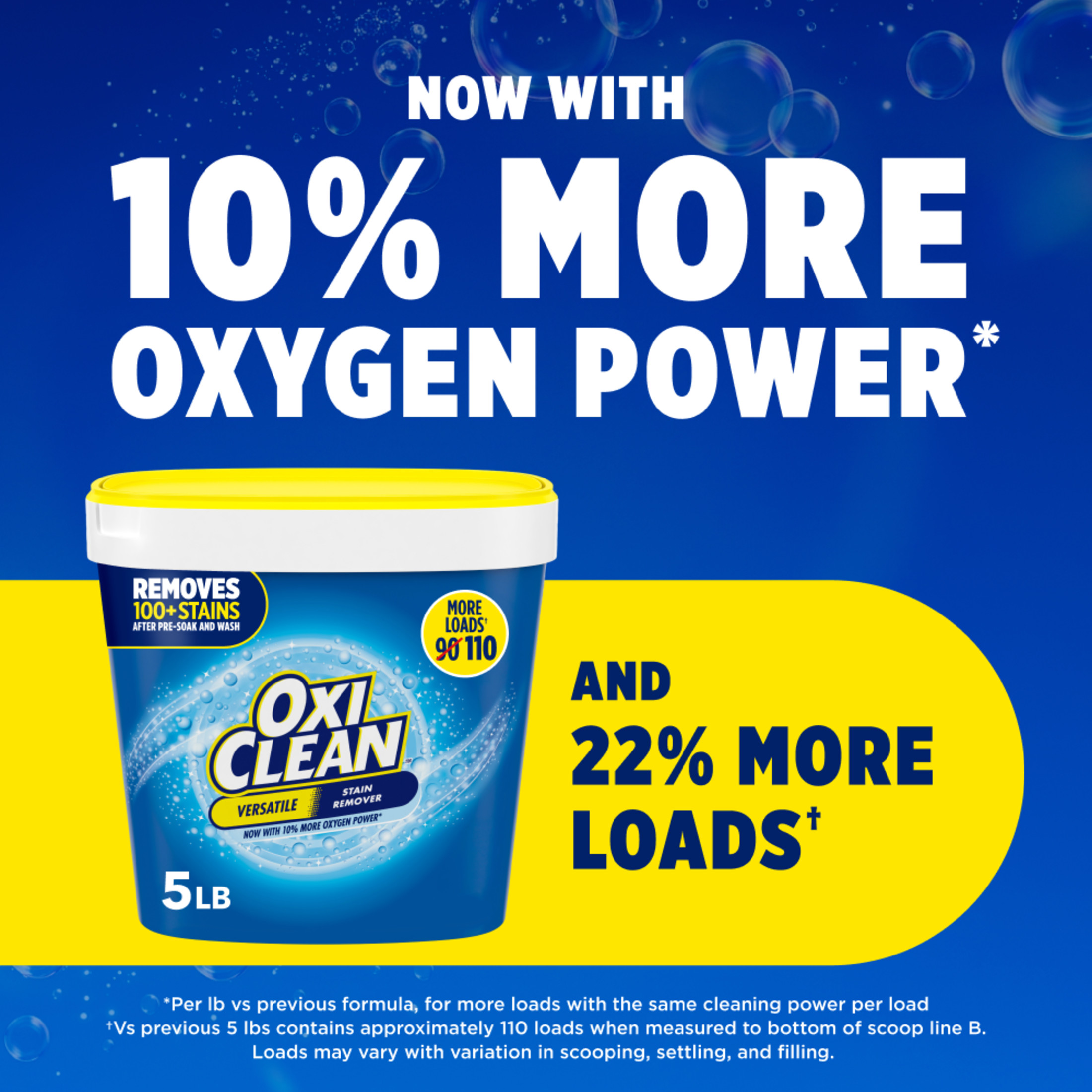 OxiClean Versatile Stain Remover Powder, 5 Lb photo 2