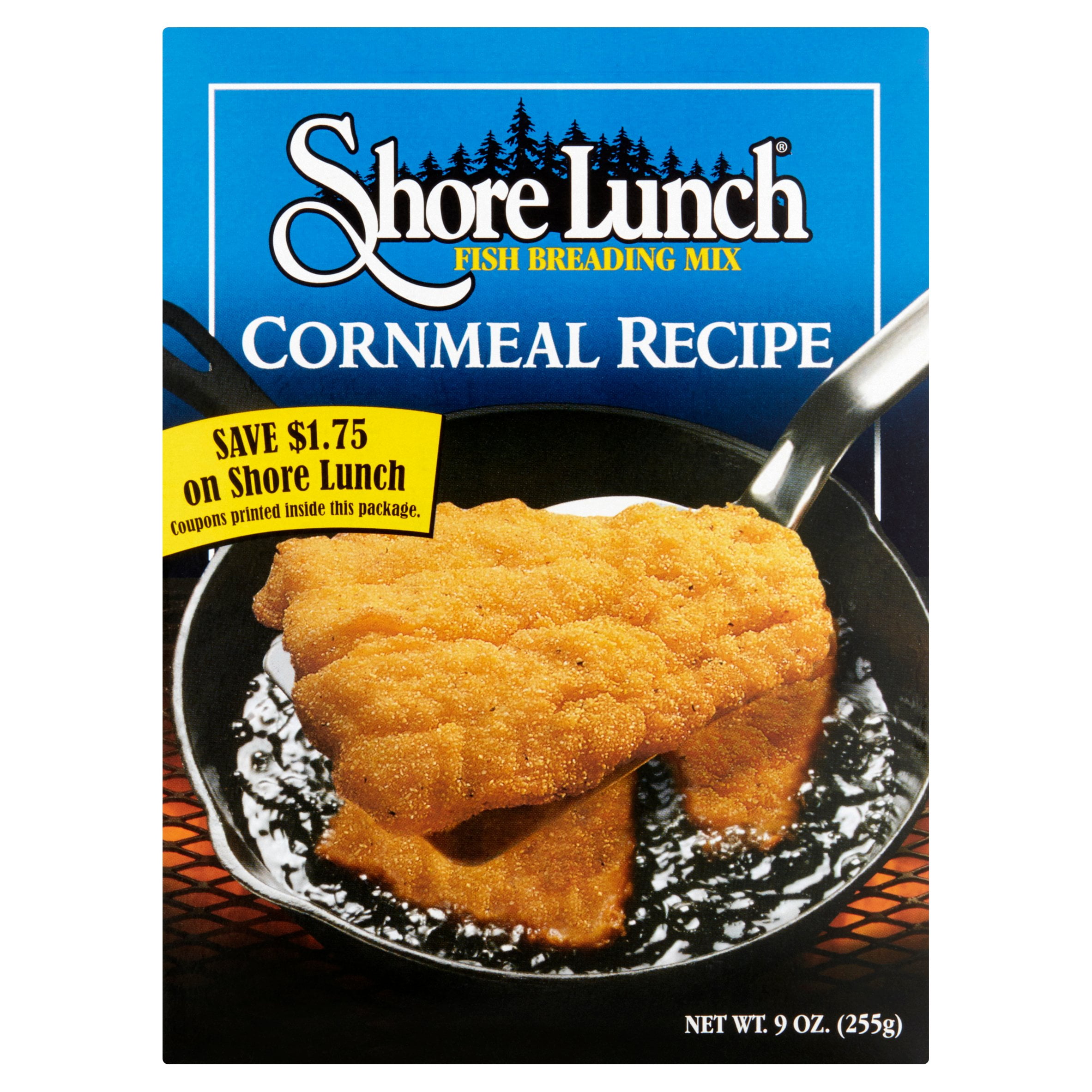 Shore Lunch Cornmeal Recipe Fish Breading Mix, 9 oz