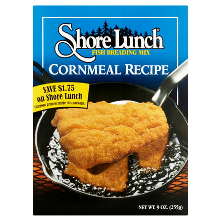 Shore Lunch Cornmeal Recipe Fish Breading Mix, 9 (Best Cornmeal For Fish)