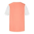 thumbnail image 4 of DEELLEEO Femmes Blouses d'Été Dames Dentelle Manches Courtes Tops, 4 of 6
