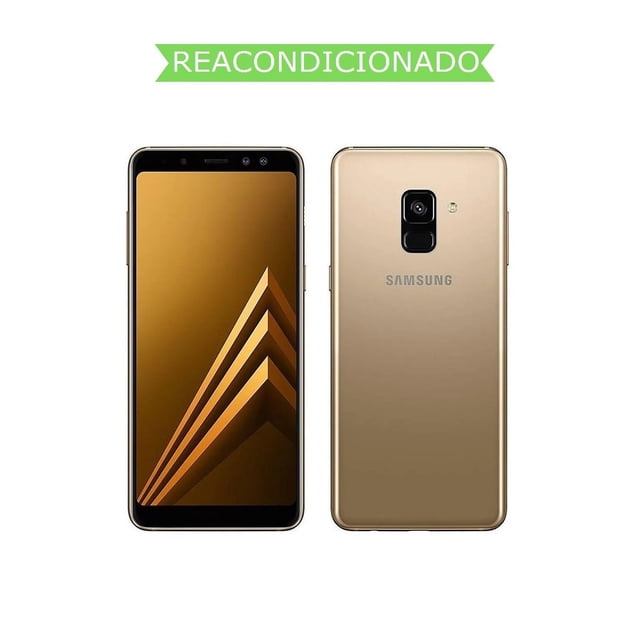 Celular Samsung Galaxy A8 Dorado, Memoria De 32gb Y 4gb De RAM, Desbloqueado, Reacondicionado.