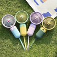 thumbnail image 2 of USB Rechargeable Handheld Mini Fan - Portable and Colorful for Summer Cooling, 2 of 4