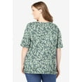 thumbnail image 2 of Woman Within Plus Size Printed Perfect Square-Neck Tee, 2 of 2