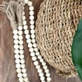 thumbnail image 2 of Royal Plush Wooden Bead Garland, Farmhouse Rustic Tassle, Artificial Garland, 100cm, Wood, 0.23 lbs, 2 of 8