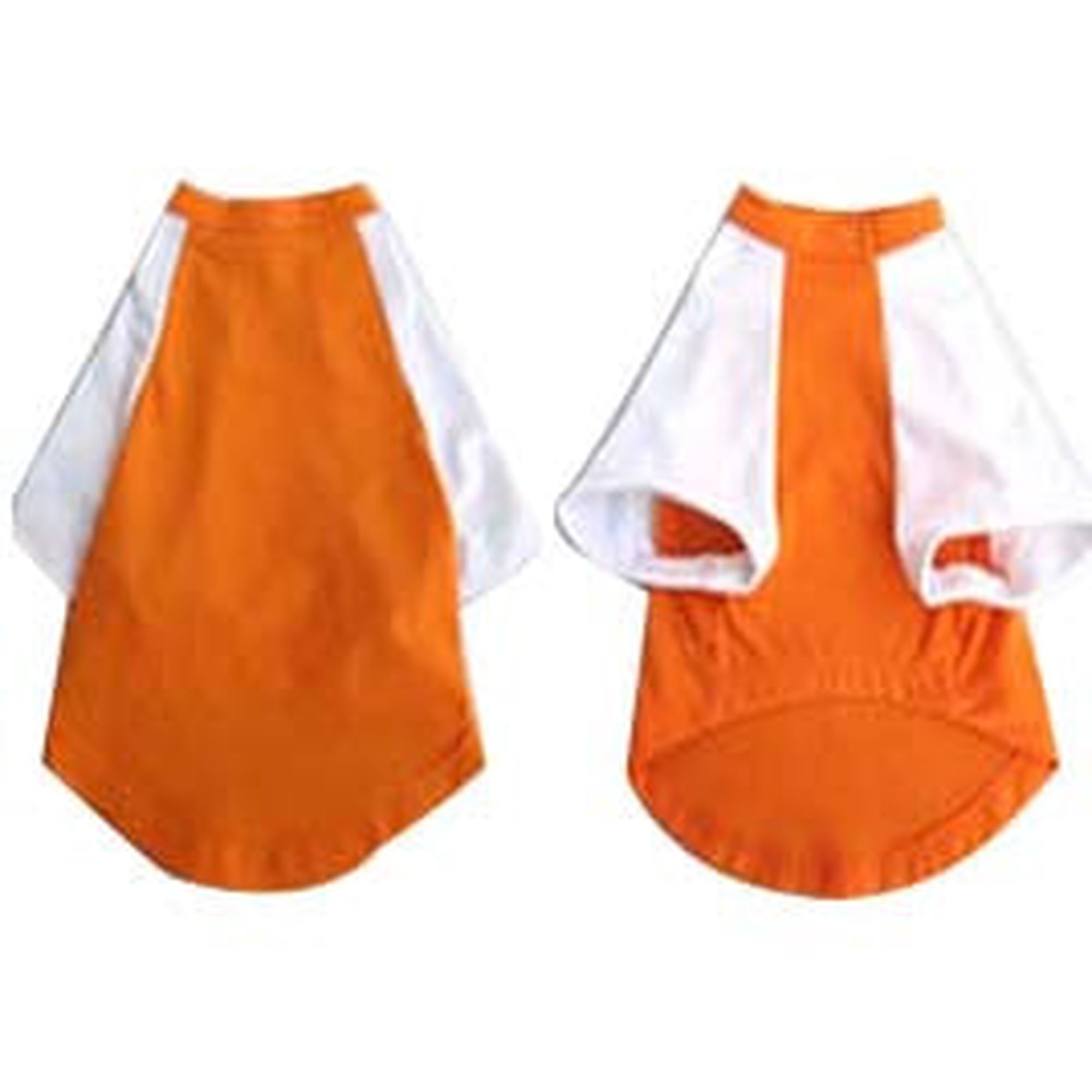 Iconic Pet Pretty Pet Orange and White Top, XX Small