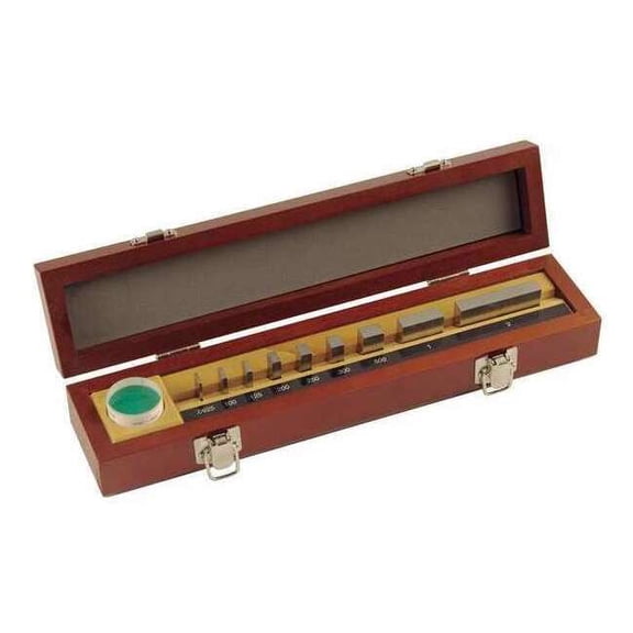 Mitutoyo Gage Block Set,ASME O,0.625-2,9 Pc 516-930-26