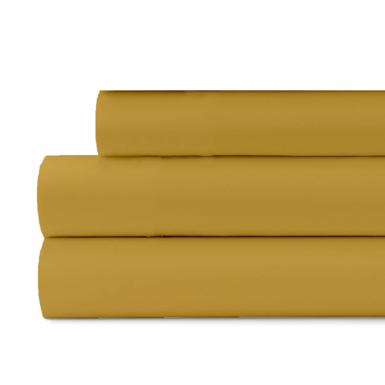 Hotel Collection Rayon Bed Sheet Set - 3 Piece, Twin, Gold