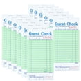 thumbnail image 1 of Guest Check Pads Officeva, paquete de 12 unidades, 600 pedidos, 6.7 x 3.5 pulgadas, color verde, 1 of 6