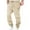 Beige(Label), variant on Coorders Men's Fleece Jogger Sweatpants with Pockets, Mens Slim Fit Drawstring Joggers Pants,Big and Tall Brown,Size XXXXL