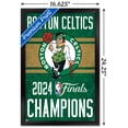 thumbnail image 3 of NBA Boston Celtics - 2024 NBA Finals Team Logo Wall Poster, 14.725" x 22.375" Framed, 3 of 4