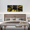 thumbnail image 2 of Erosebridal Gold Abstract Line Paintings Wall Decor Bedroom, Geometric Striped Wall Hanging Decor Kitchen, 2 of 5
