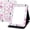 Pink, variant on Large Folding Mirror Portable, Travel Foldable PU Adjustable Rectangular Ultrathin Vanity Mirror Rounded Corner with Multi Stand Angle, for Travel, Camping,Home 9x7 Inch