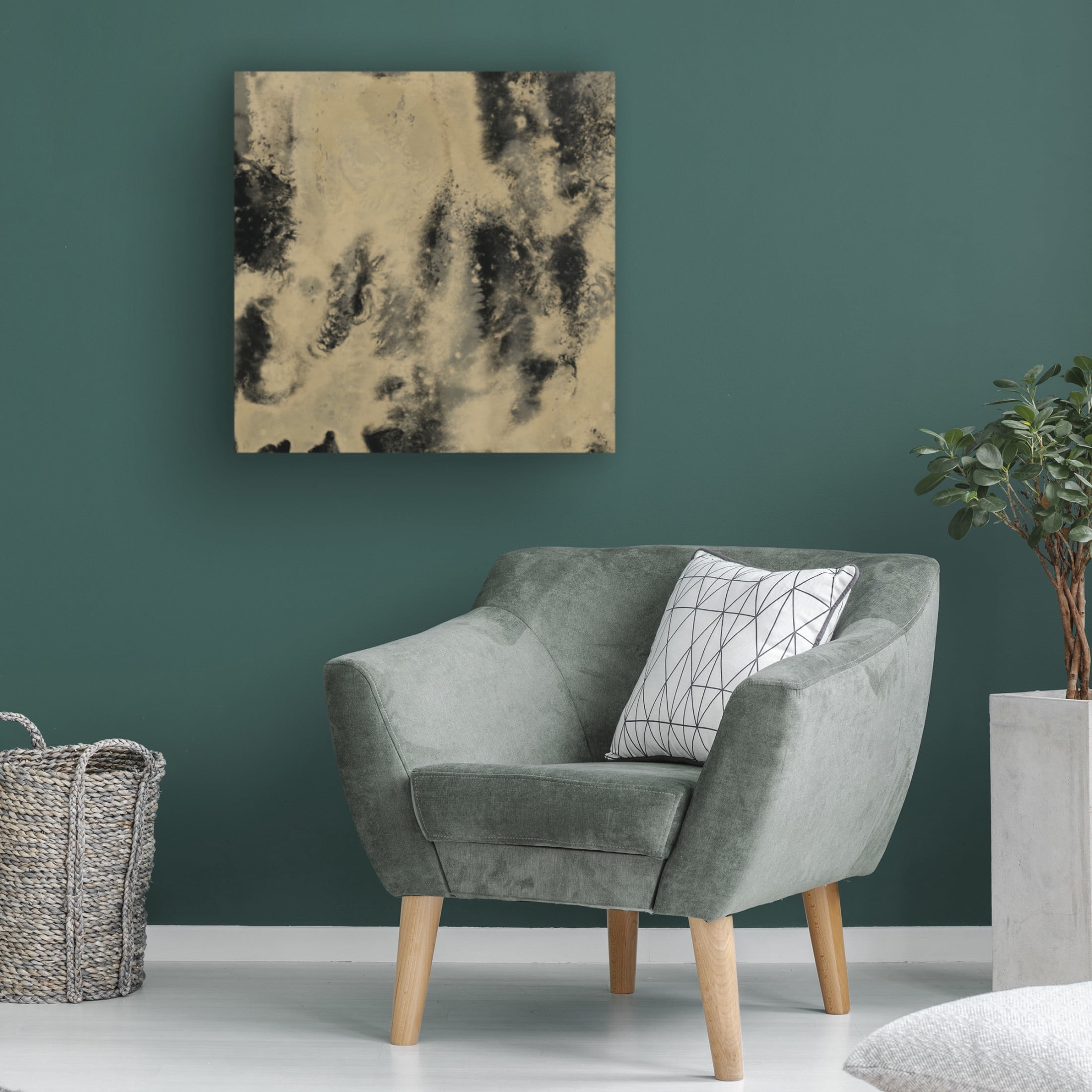 Trademark Fine Art June Erica Vess  Onyx Nebula IV Canvas Wall Art