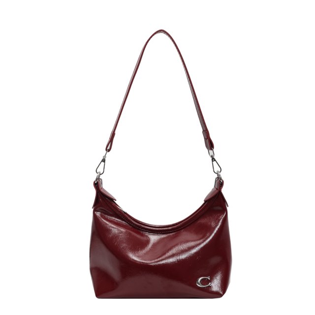 Bolso Mano Informal para Mujer Sencillo Con Correa Ajustable Gran Capacidad PU