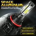 thumbnail image 4 of 4Pcs 9007+H11 LED Bulbs Combo 9004 High Low Beam H9 Fog Light Kit High Performance, 4 of 13