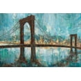 thumbnail image 2 of Manning, Ruane 18x13 Gold Ornate Wood Framed with Double Matting Museum Art Print Titled - Manhattan Memories, 2 of 4