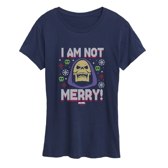 He-Man Masters Of The Universe - Not Merry - Women's Short Sleeve Graphic T-Shirt