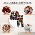 thumbnail image 7 of Pofeuu Various Mushrooms Print Womens Pajamas Set Long Sleeve Sleepwear Button Down Nightwear Soft Pj Lounge Sets Button Down Pajamas Women-, 7 of 7