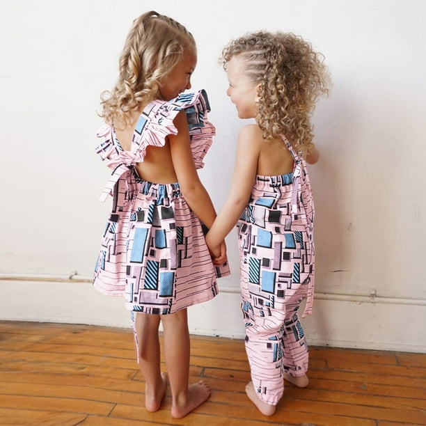 Little Kid Girls Clothes 12 Month Girl Clothes Traditional Kids Suspenders Backless 16Y Romper Girls Toddler Style Ankara Sleeveless Girls Bodysuits Boys Romper Unisex Jumpsuit Pink 3 4 Years Walmart....