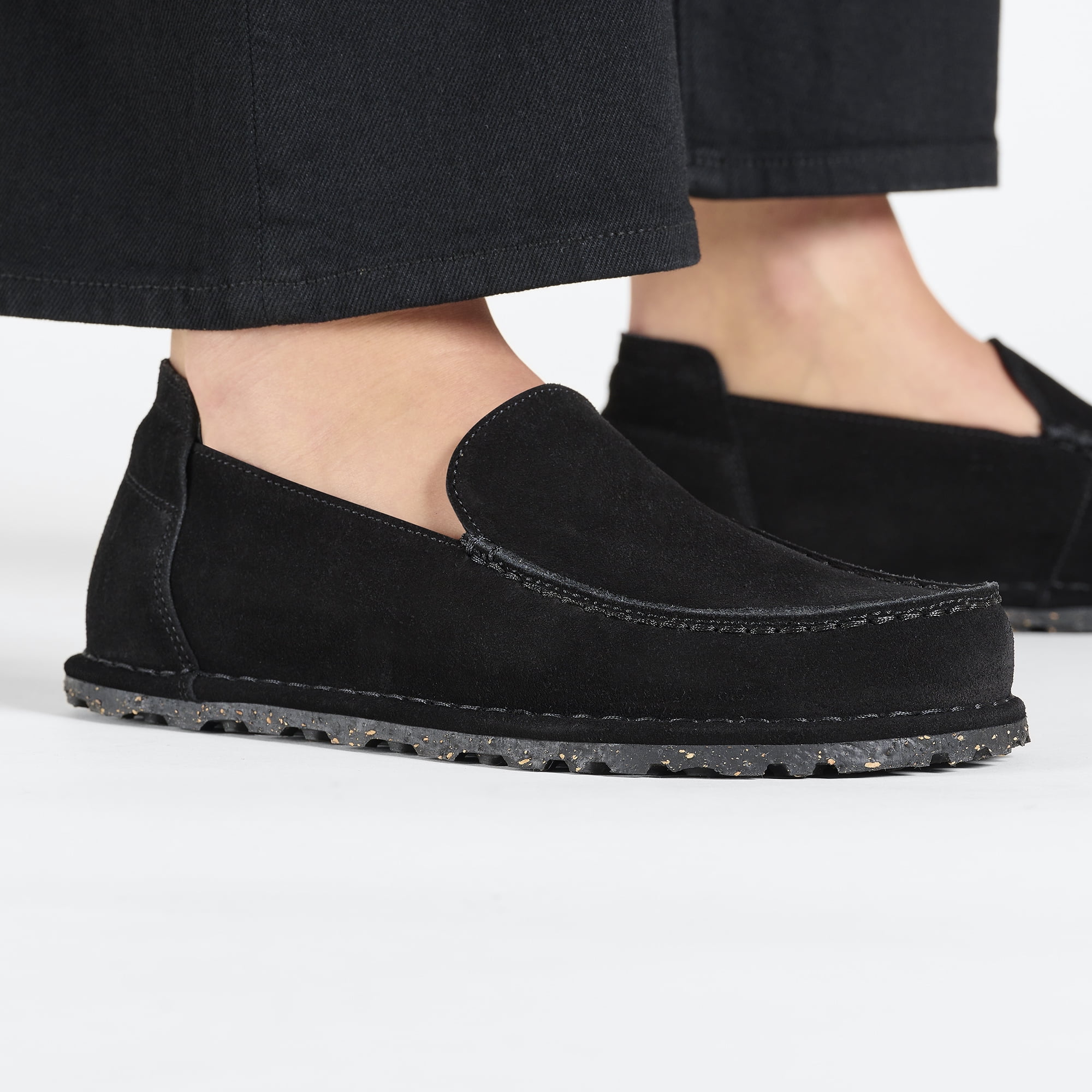 Birkenstock Utti Slip On Unisex Shoes Size 9, Color: Black