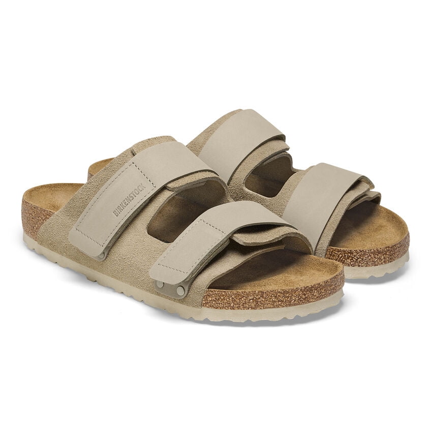 BIRKENSTOCK Uji - Sporty Comfort in Nubuck and Suede Leather, Individually Adjustable Fasteners, and Anatomically Shaped Cork-Latex Footbed Multiple Colors & Sizes